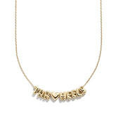 Tar Heels Bubble Necklace
